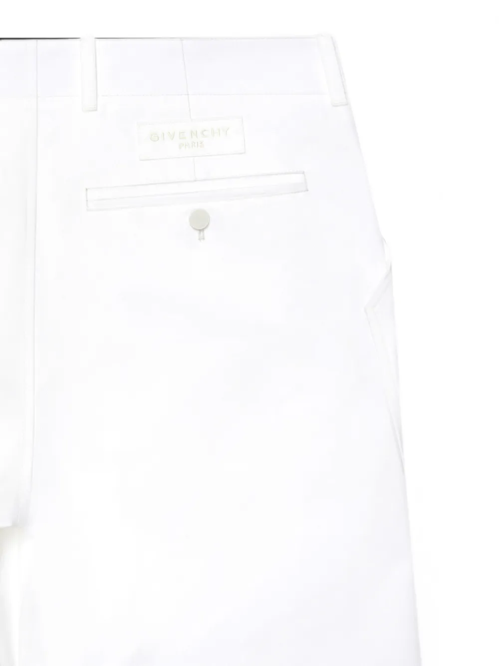 Givenchy Couture Seam katoenen chino bermuda shorts Wit