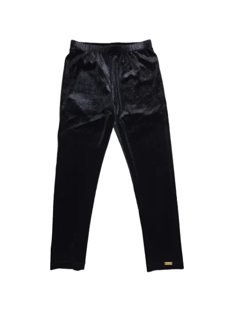 Liu Jo Kids pantalones con efecto terciopelo