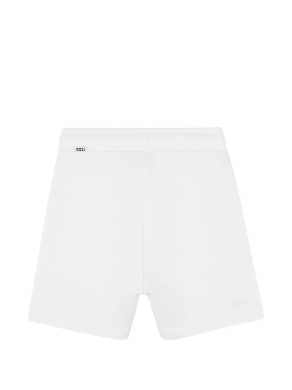 BOSS Kidswear Shorts met logoprint Wit