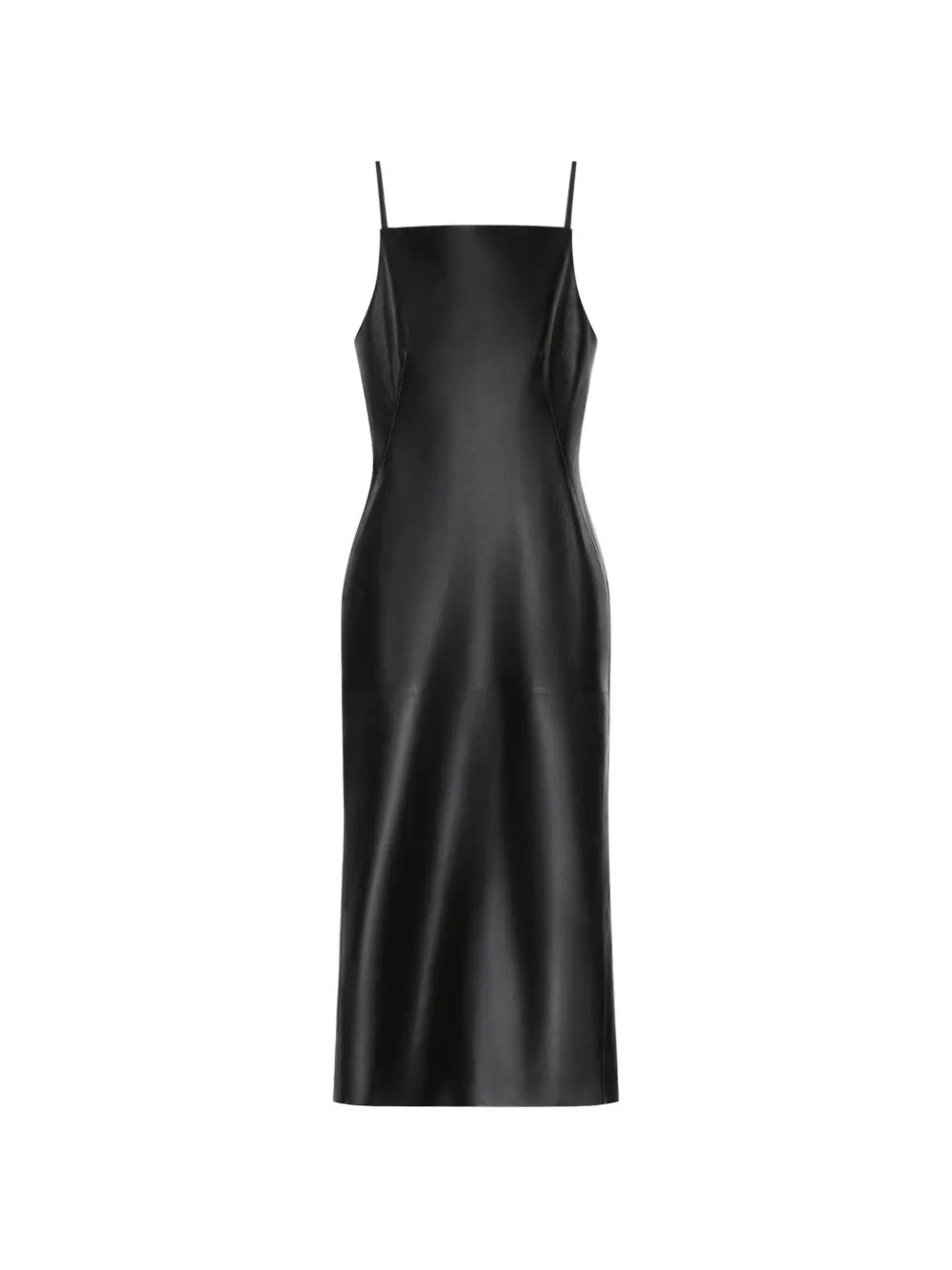 Givenchy sliced midi dress in nappa leather