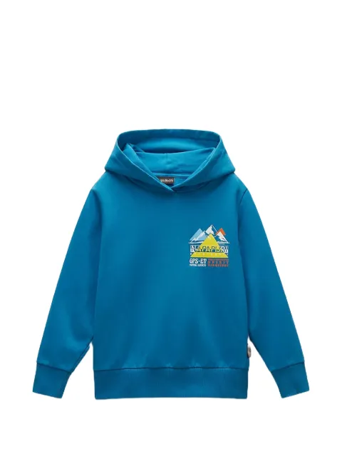 Napapijri Kids sudadera con capucha y motivo gráfico
