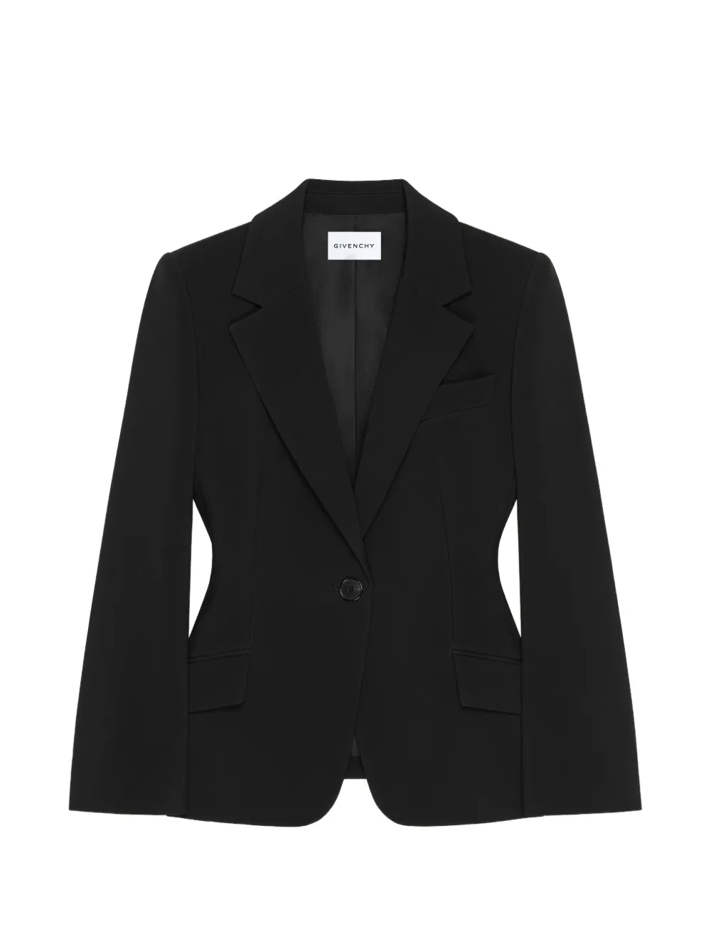 Givenchy single-breasted jacket in crepe cady · 38