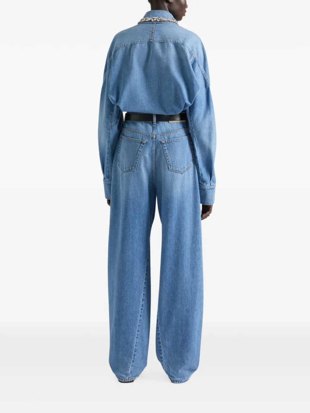Givenchy Washed Cocoon jeans Blauw