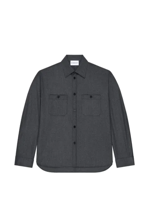 Givenchy sobrecamisa Couture Seam de franela