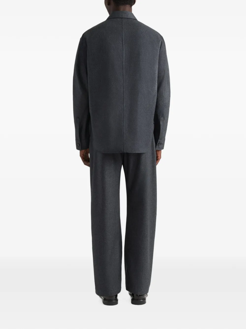 Givenchy Couture Seam flanellen shirtjack Grijs