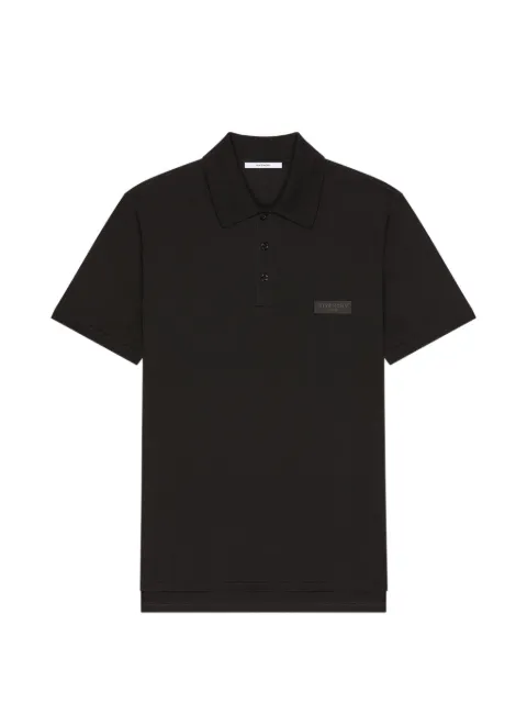 Givenchy polo in cotton with Givenchy Paris gros grain