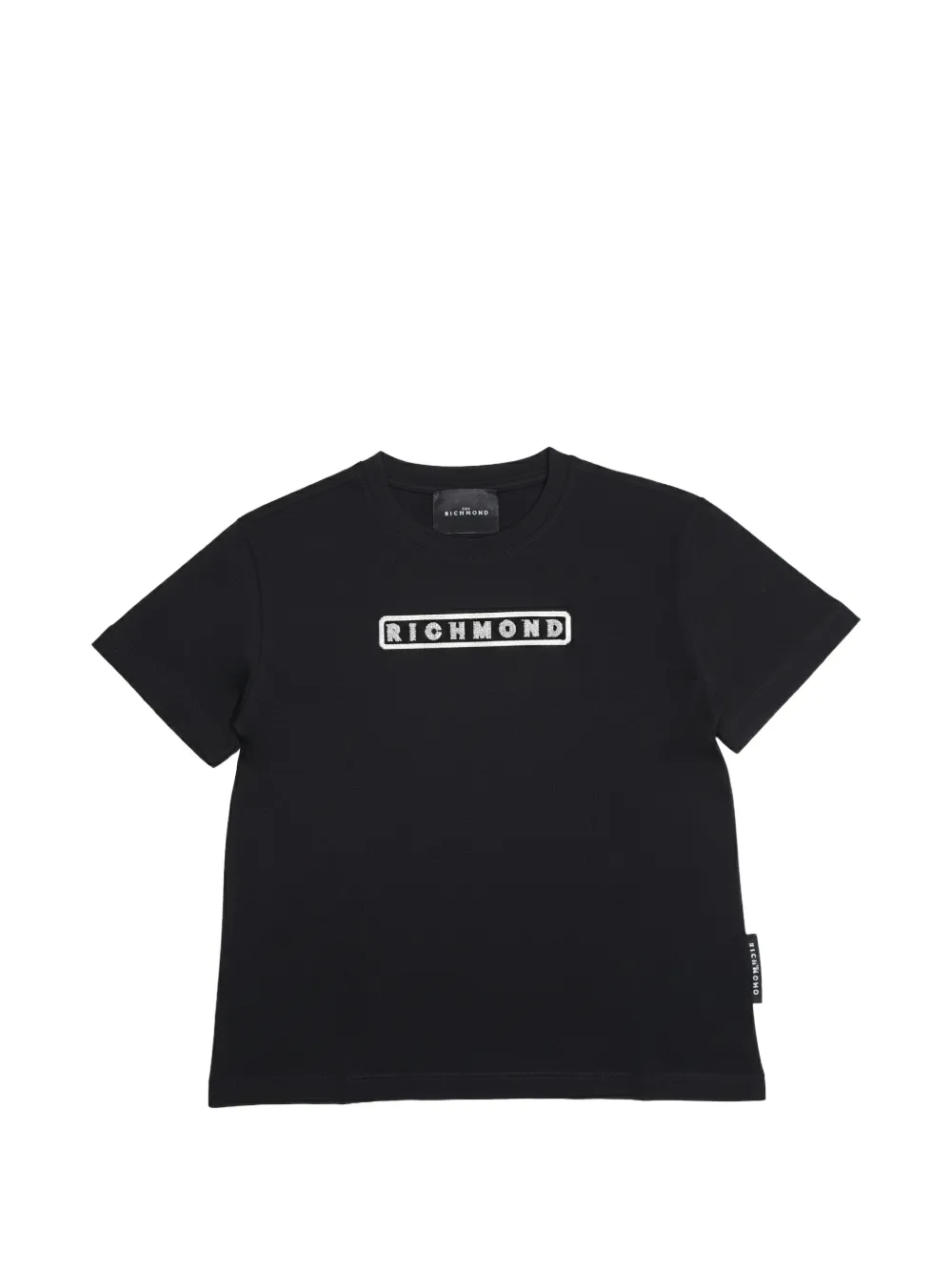 John Richmond Junior T-shirt con logo - Nero