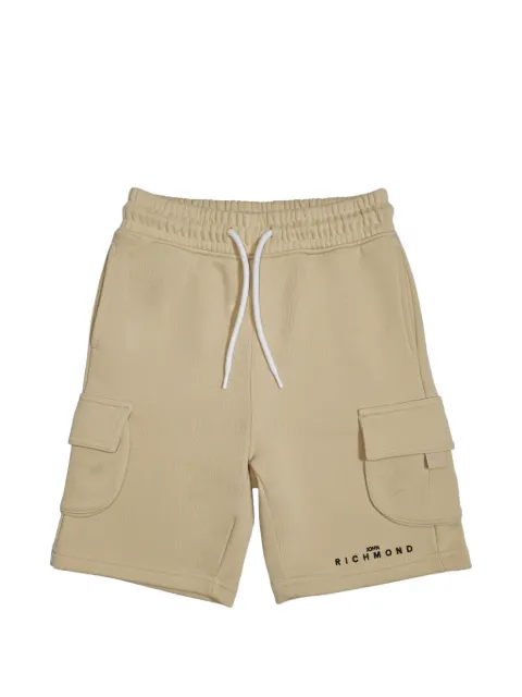 John Richmond Junior shorts cargo con logo estampado