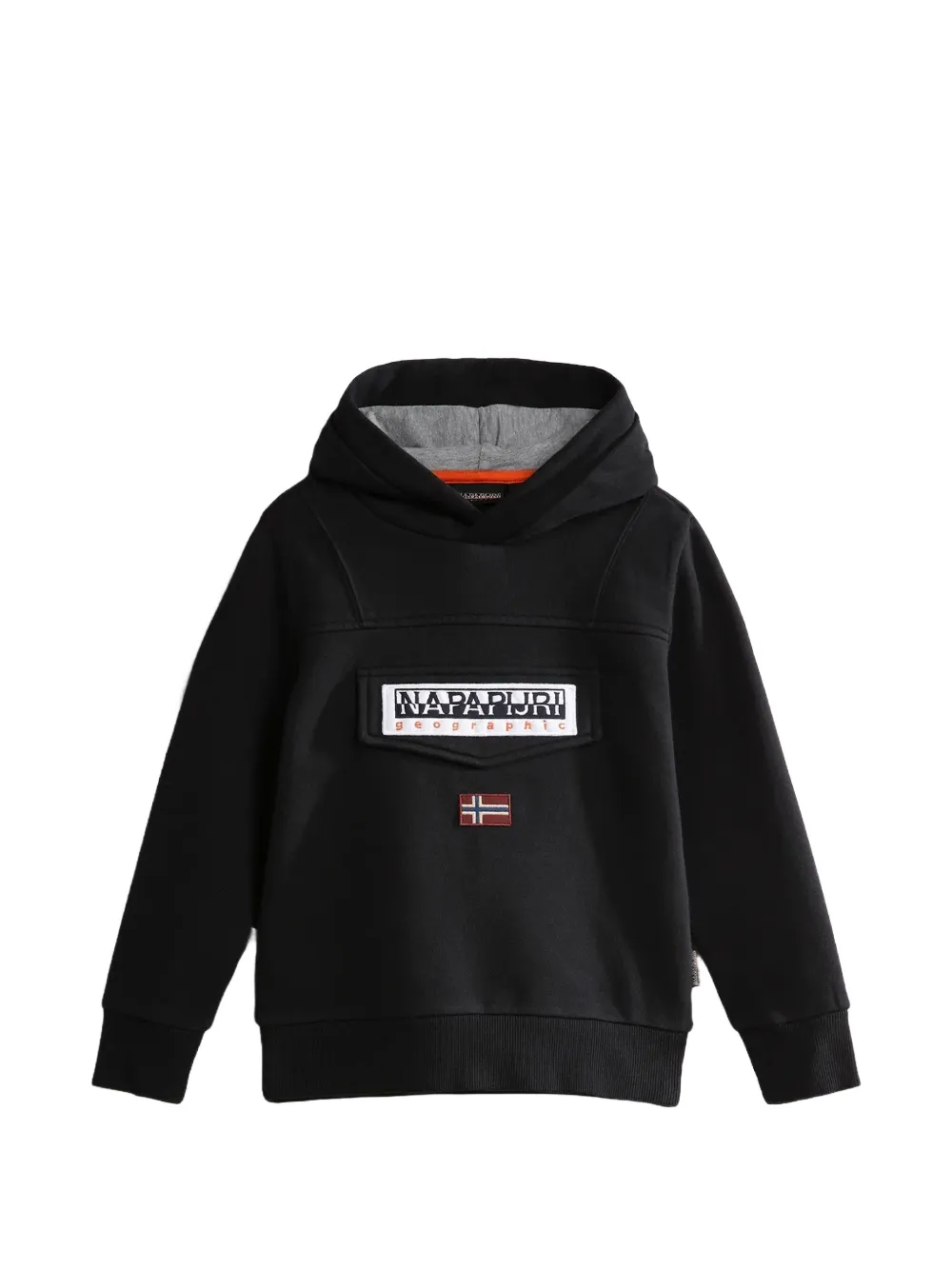 Napapijri Kids Felpa Burgee con applicazione logo - Nero