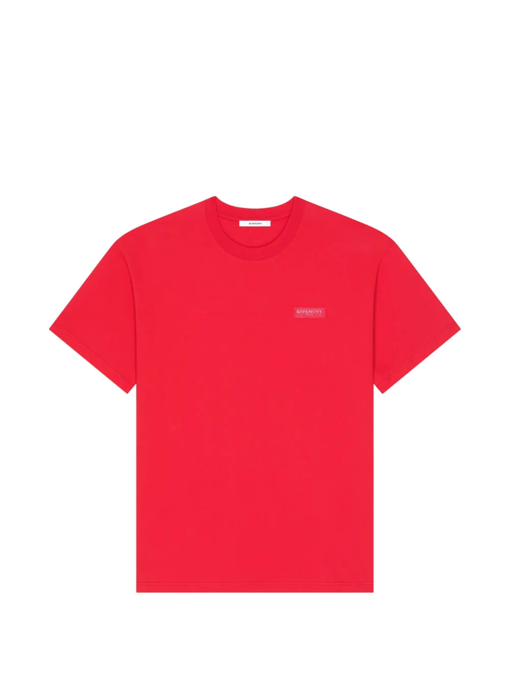 Givenchy T-shirt in cotton with Givenchy Paris gros grain · XS
