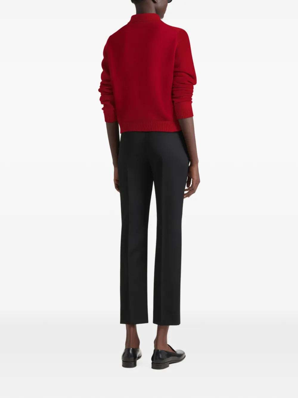 Givenchy Wollen en kasjmier poloshirt Rood