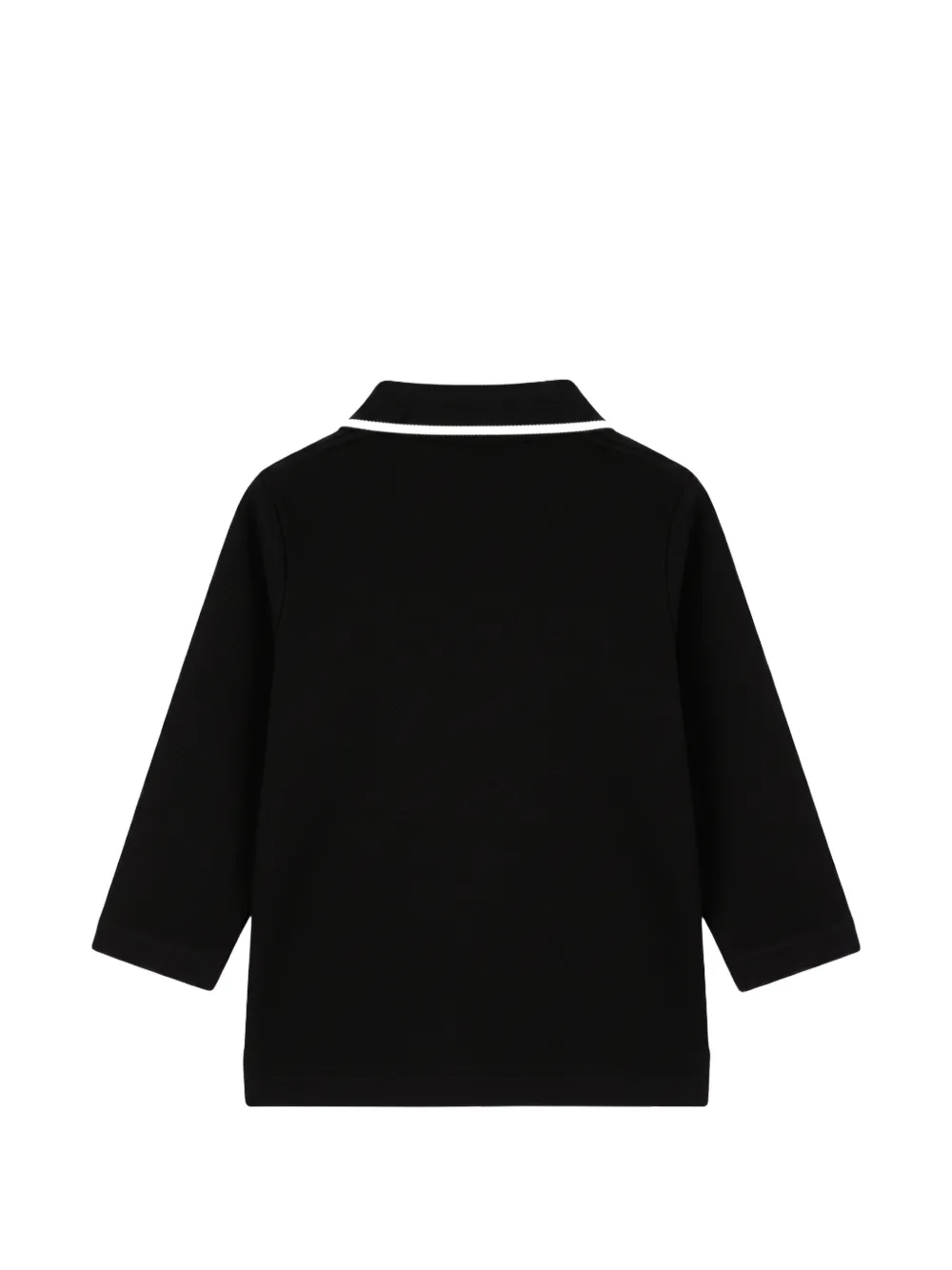 BOSS Kidswear Poloshirt met logoprint Zwart