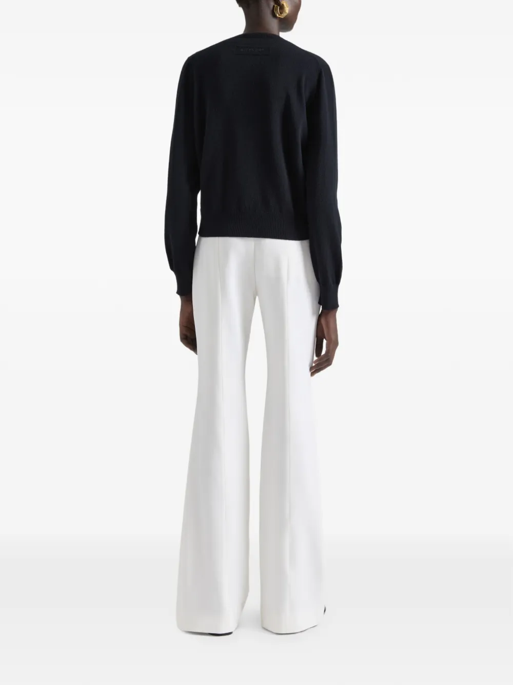 Givenchy Wollen bootcut pantalon Wit