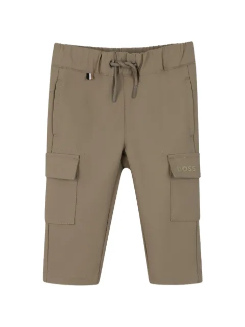 BOSS Kidswear pantalones con bolsillos cargo