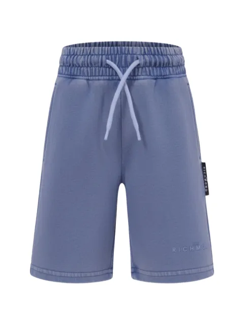 John Richmond Junior logo-embroidered drawstring shorts