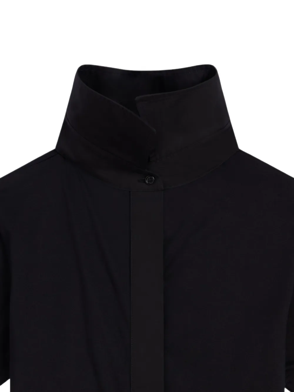 Givenchy T-shirt met geborduurd logo en col Zwart