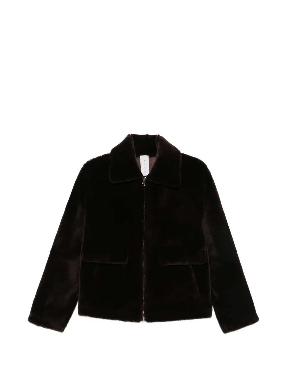 FURLING BY GIANI Giulia faux-fur jacket - Rot
