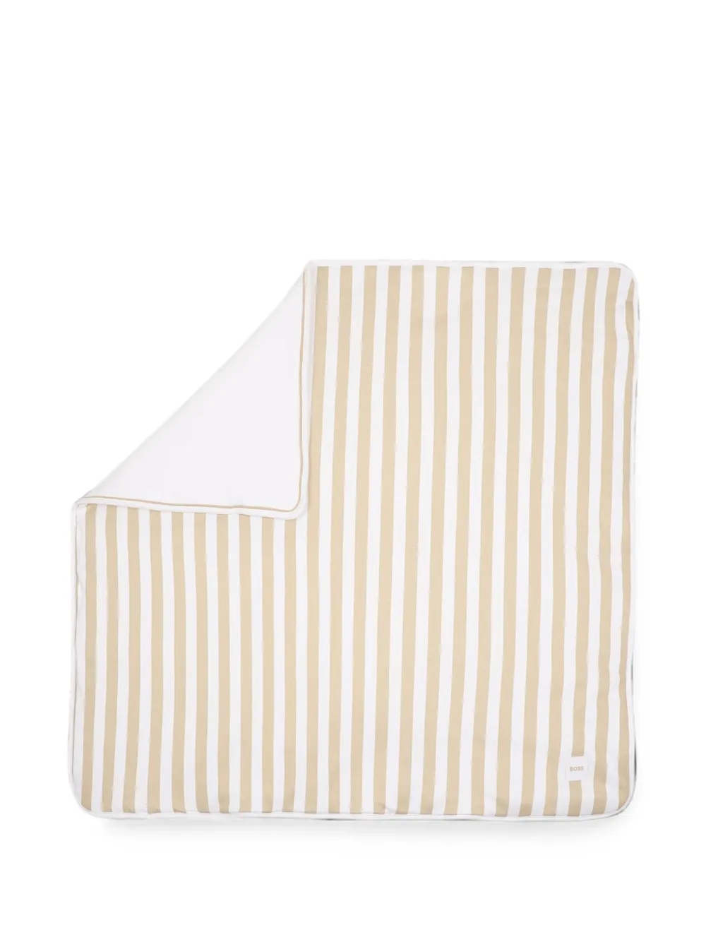 BOSS Kidswear Coperta a righe - Toni neutri