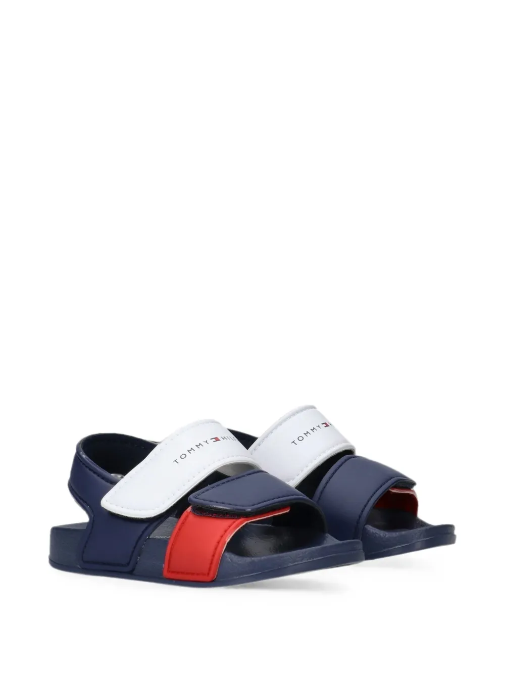Tommy Hilfiger Junior Sandalen met klittenband Blauw