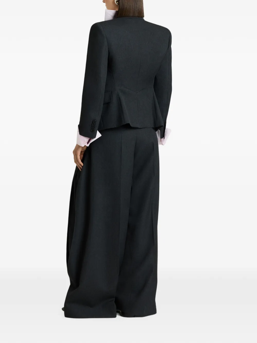 Givenchy Reverse wollen jack met revers Grijs