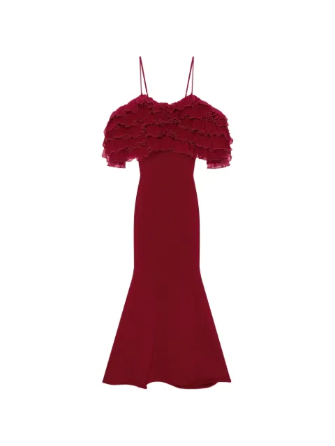 Givenchy Gebreide maxi-jurk met ruches