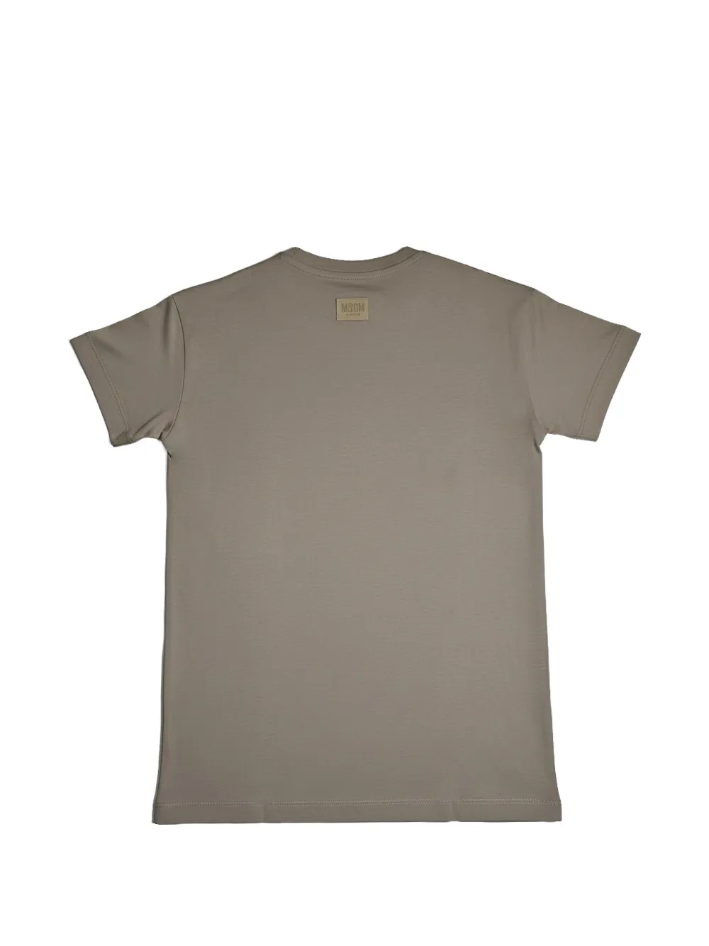 MSGM Kids Jurk met logoprint Beige