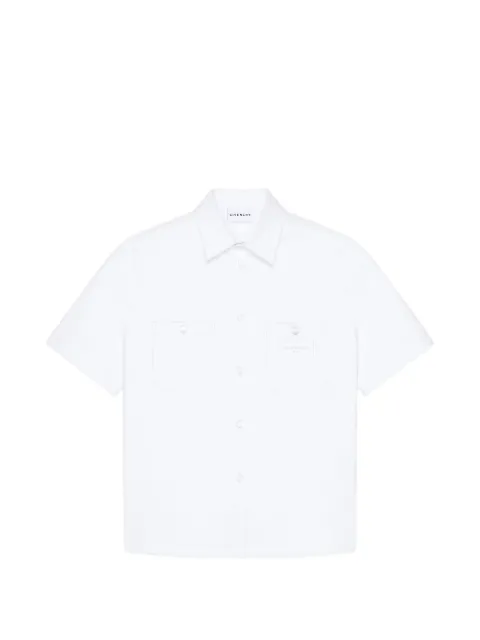 Givenchy couture seam shirt in cotton with Givenchy Paris patch