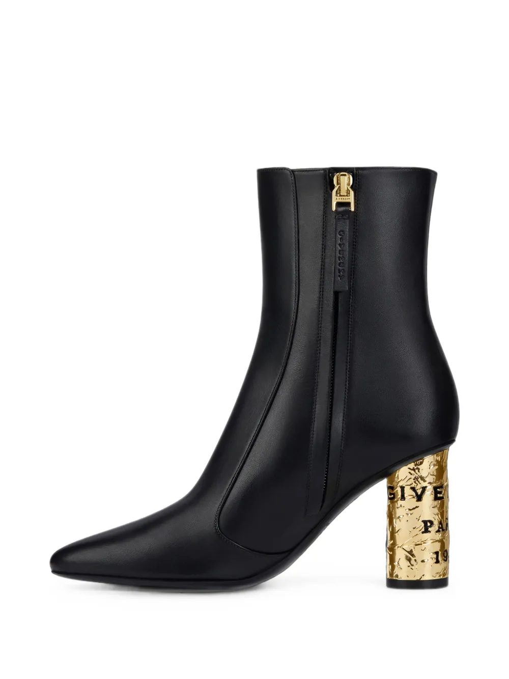 Givenchy Tape leather ankle boots Zwart