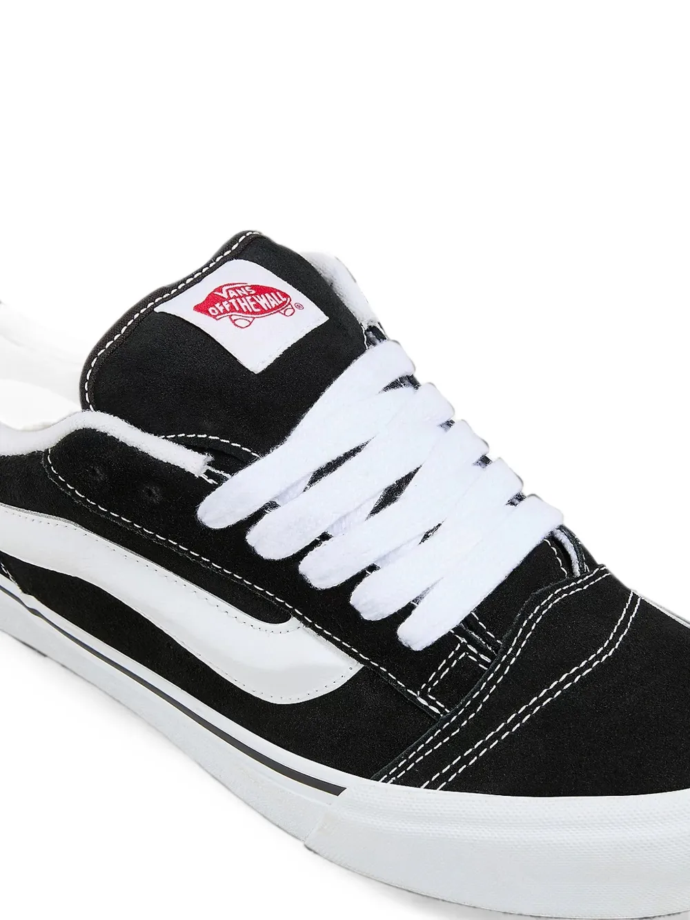 Vans Kids 90' Knu Skool sneakers met logopatch Zwart
