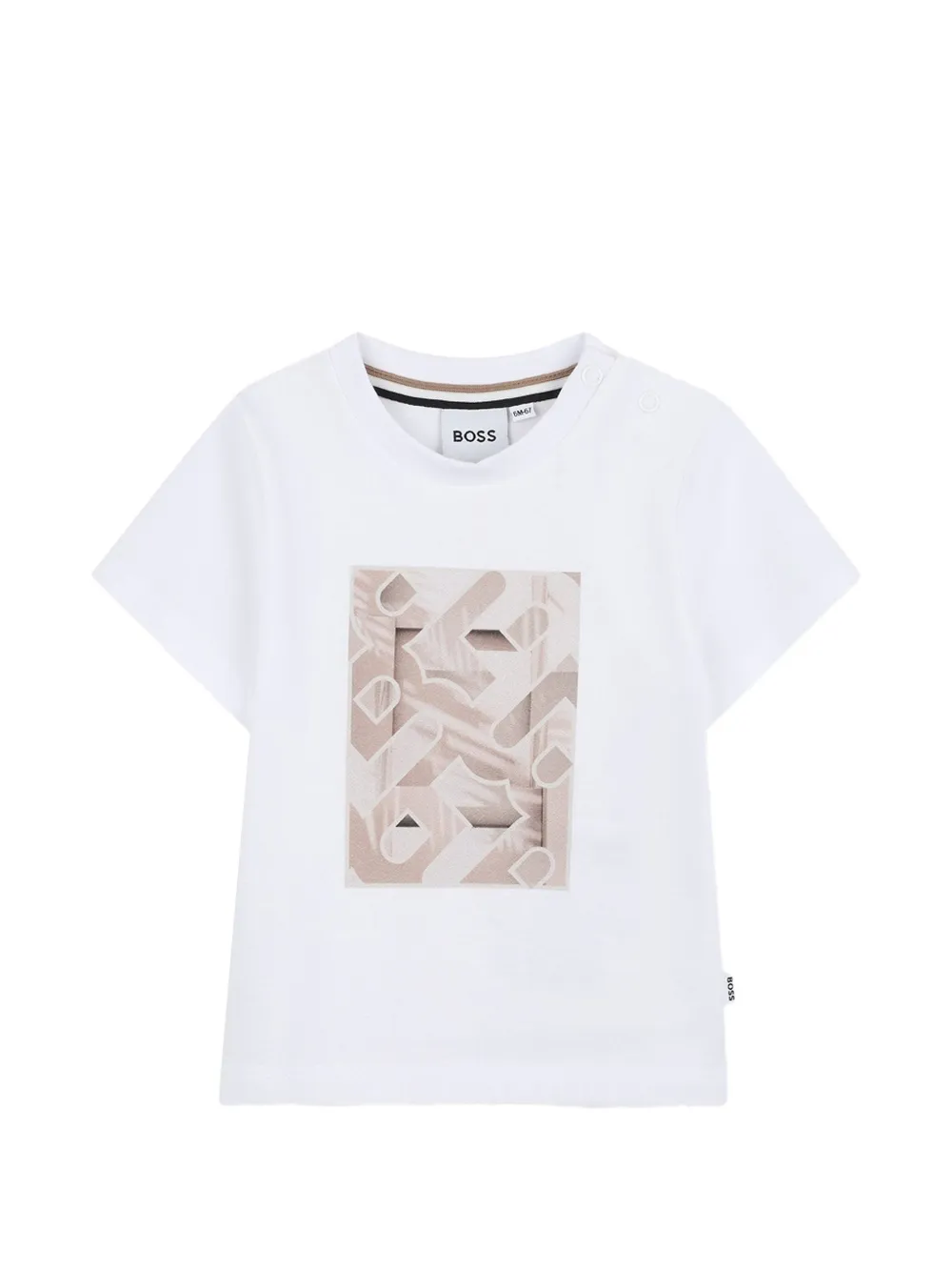 BOSS Kidswear T-shirt con stampa grafica - Bianco