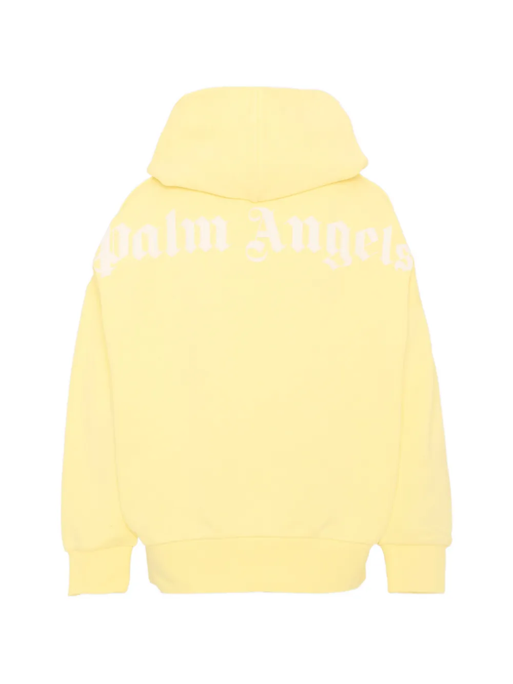 Palm Angels Kids Hoodie met logoprint Geel