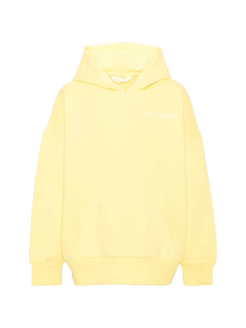 Palm Angels Kids logo-print hoodie - Giallo