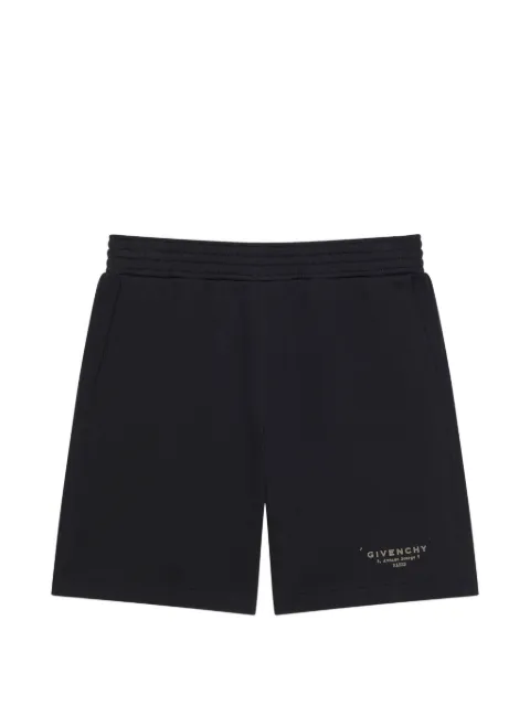 Givenchy bermuda shorts in fleece with stamp print