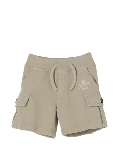 DSQUARED2 KIDS logo-print cargo shorts