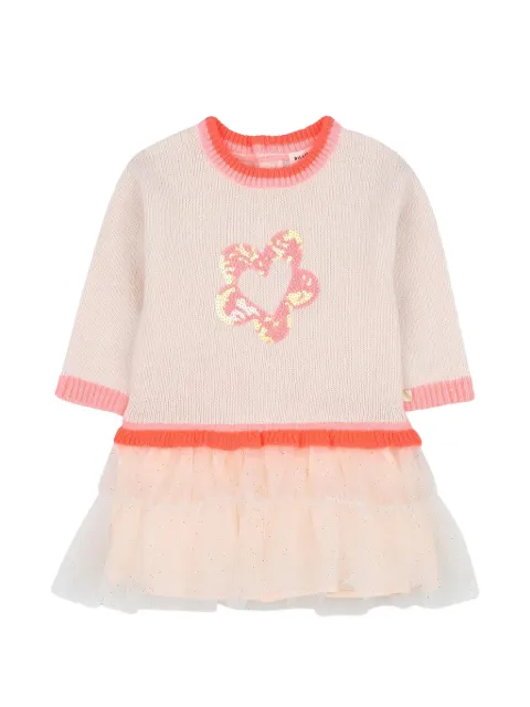 Billieblush sequin-embellished ruffled dress