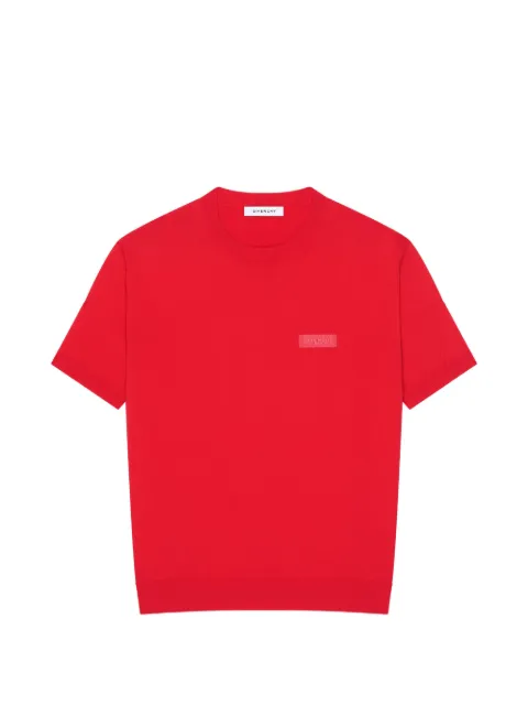 Givenchy camiseta Couture Seam de punto con detalle de grosgrain