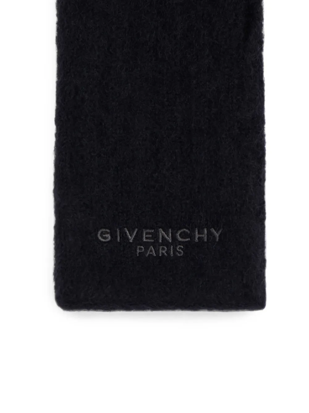 Givenchy Paris wanten van alpacawol Zwart