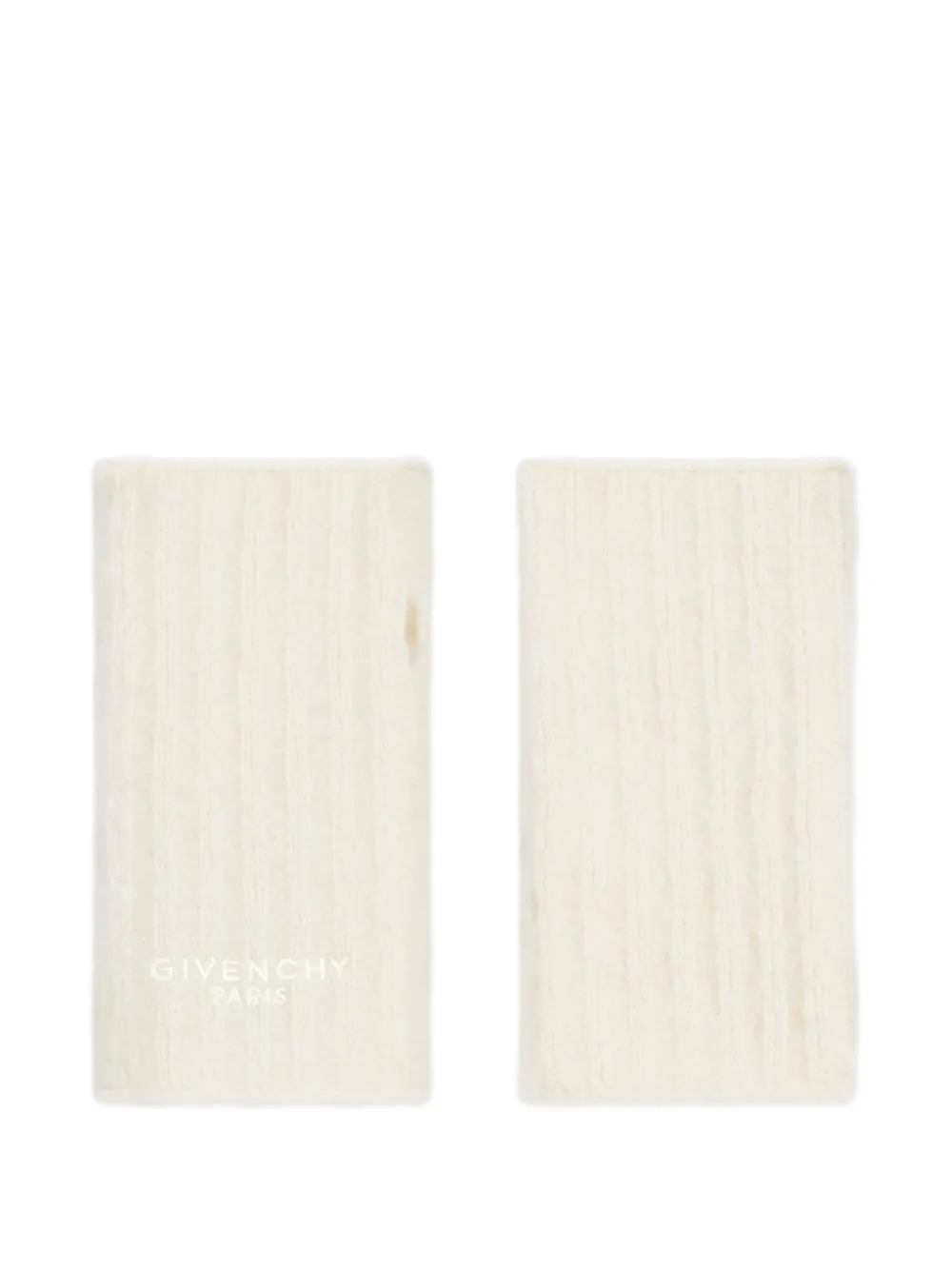 Givenchy Mitaines Givenchy Paris in lana di alpaca - Bianco