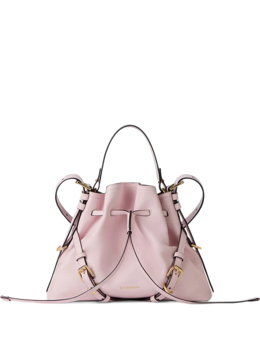 Givenchy small Voyou bucket bag in shiny leather