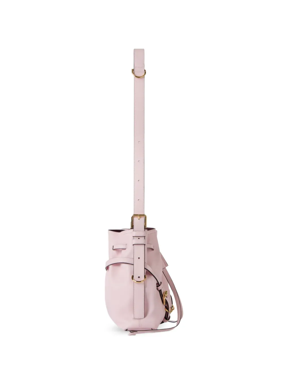 Givenchy Kleine Voyou Bucket-tas van glanzend leer Roze