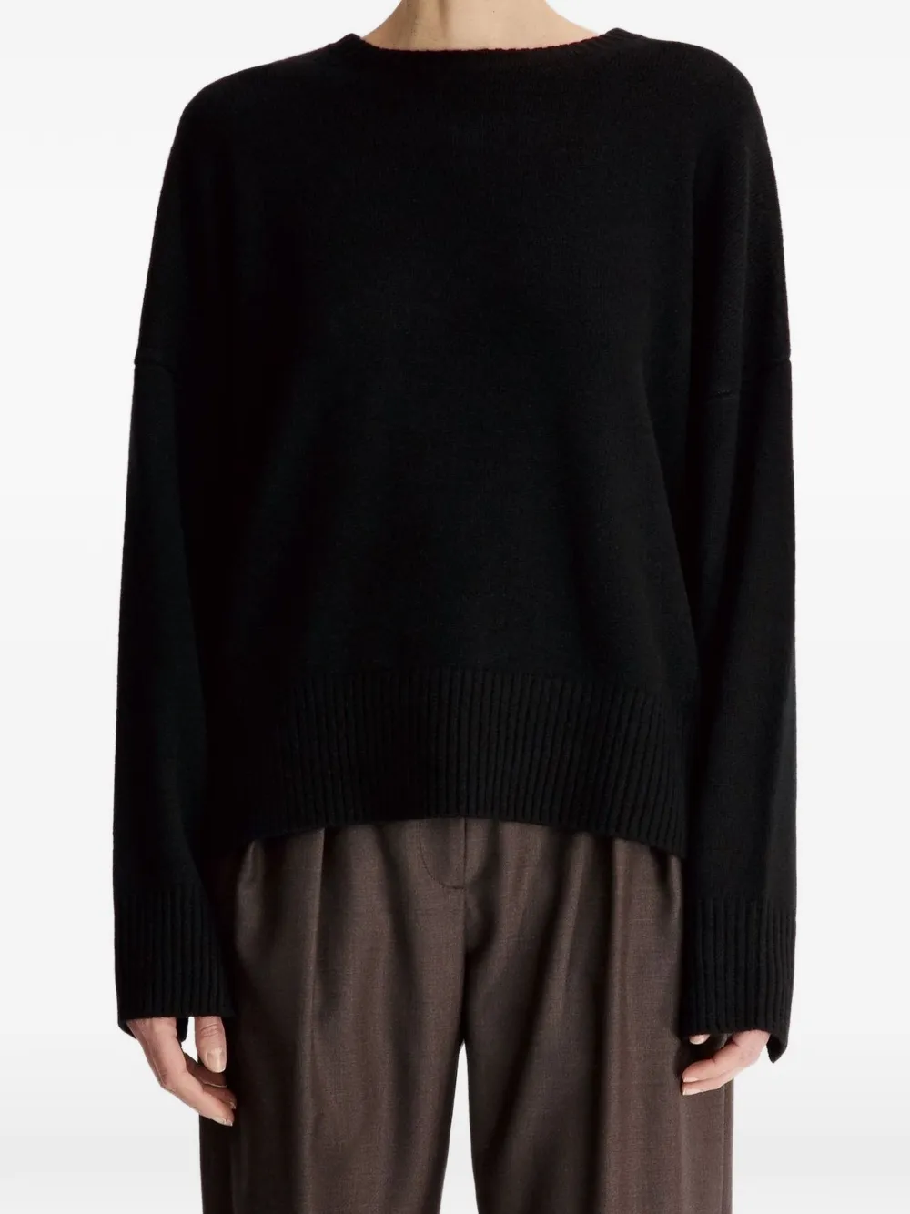LouLou de Saison ANTON LDS cashmere sweater - Schwarz