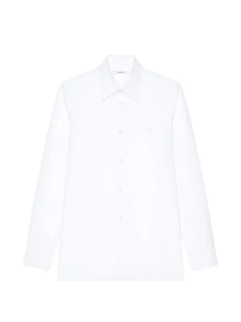 Givenchy shirt in poplin with Givenchy Paris embroidery