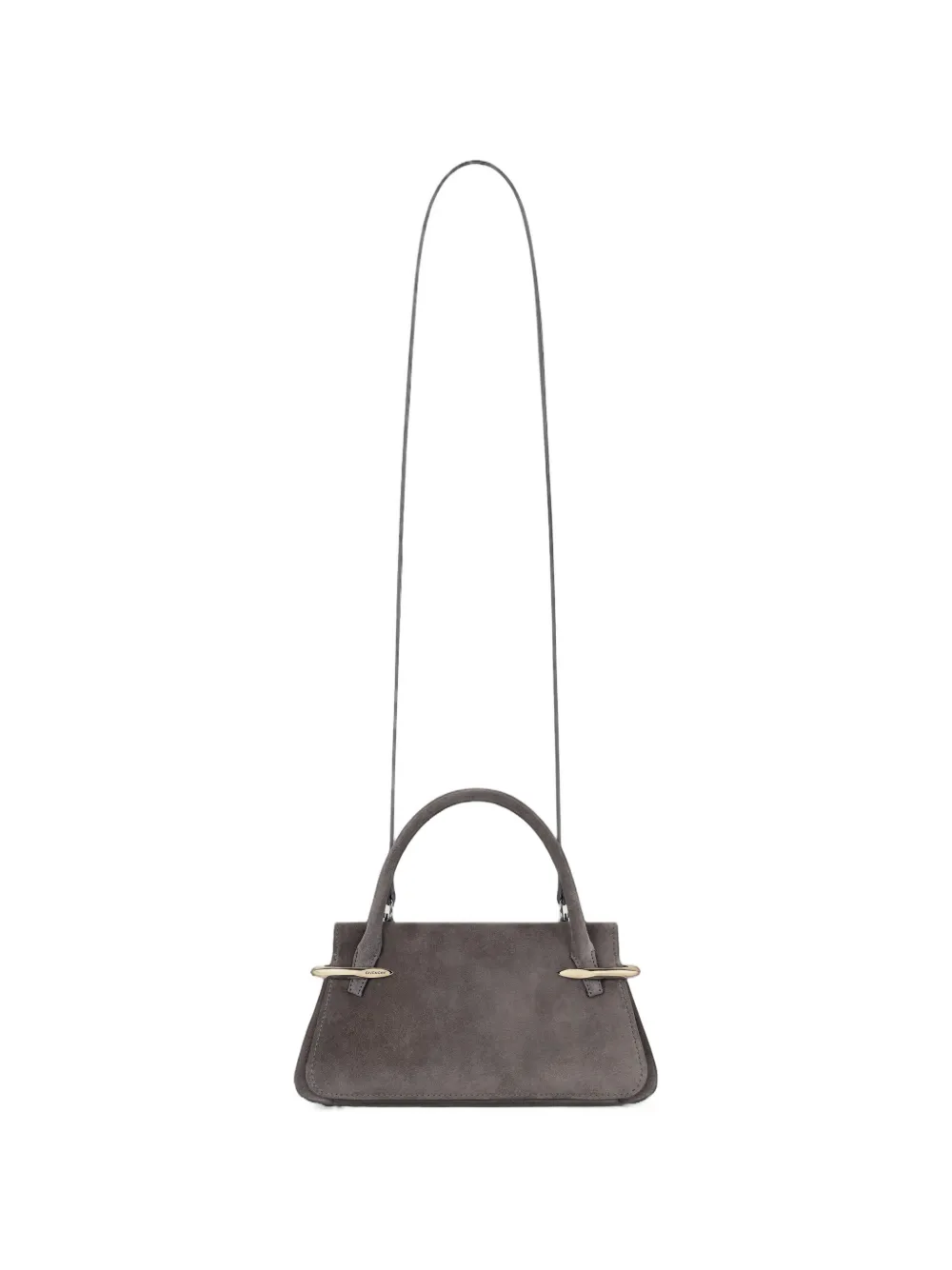 Givenchy Medium Pinch suède leren tas Grijs