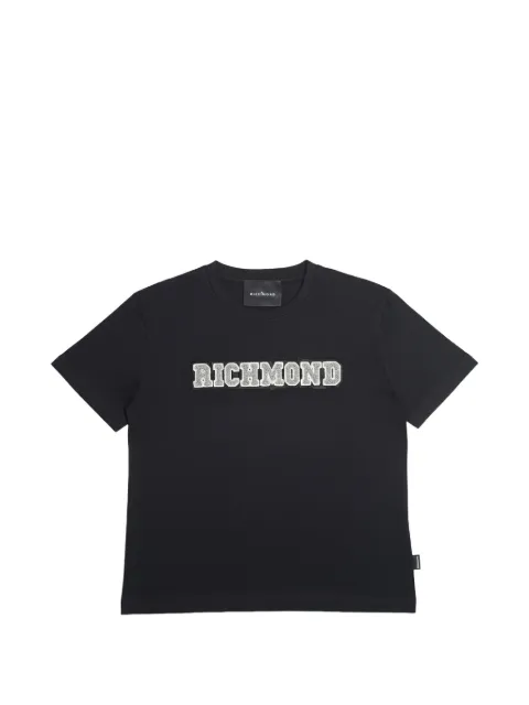 John Richmond Junior t-shirt en coton à patch logo