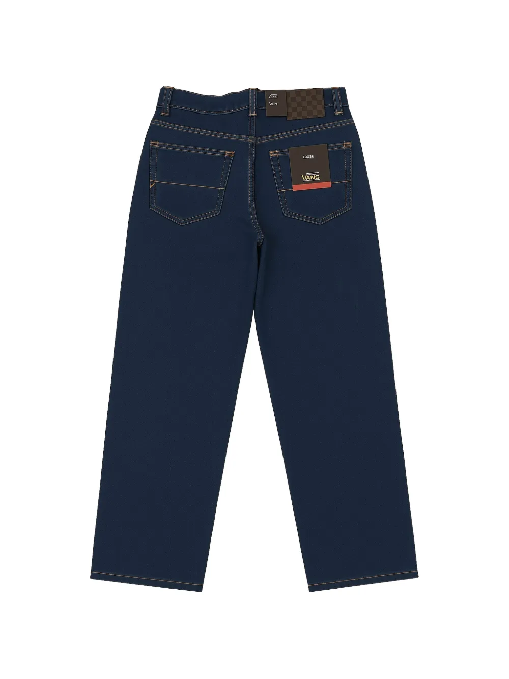 Vans Kids Check-5 ruimvallende jeans Blauw