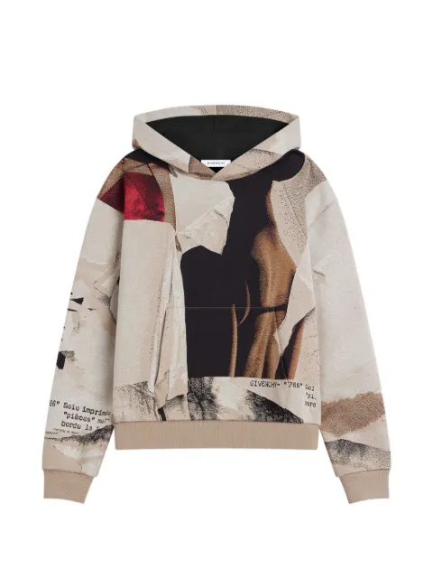 Givenchy Ripped Papers jacquard hoodie