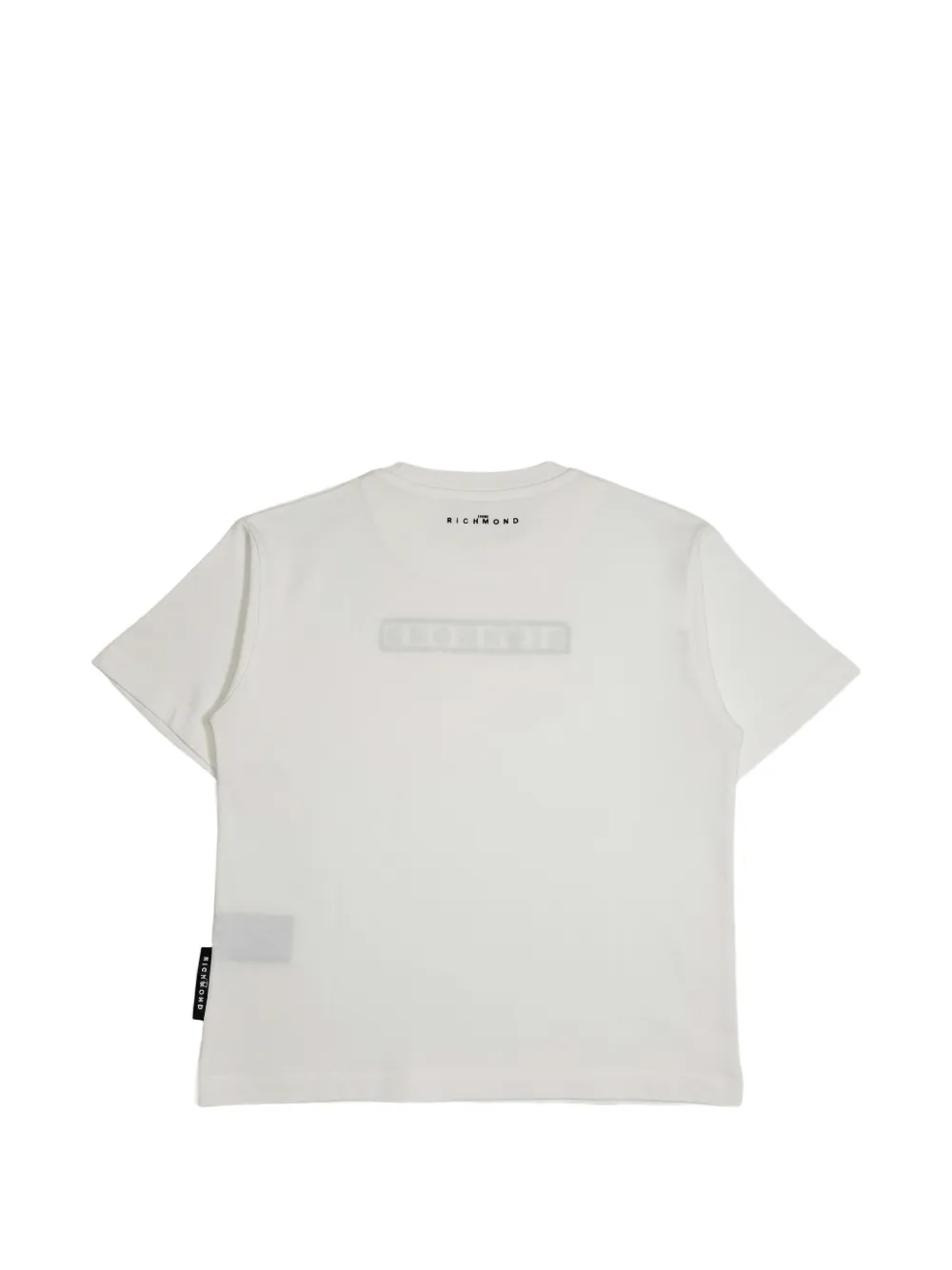 John Richmond Junior T-shirt met logopatch Wit