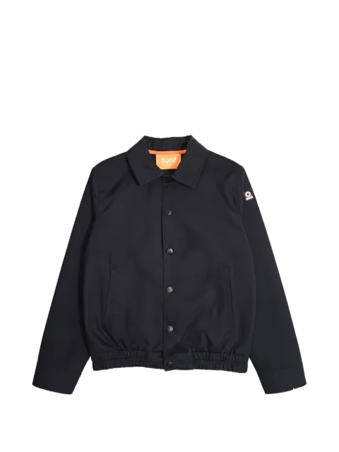 suns kids veste boutonnée à ourlet élastiqué