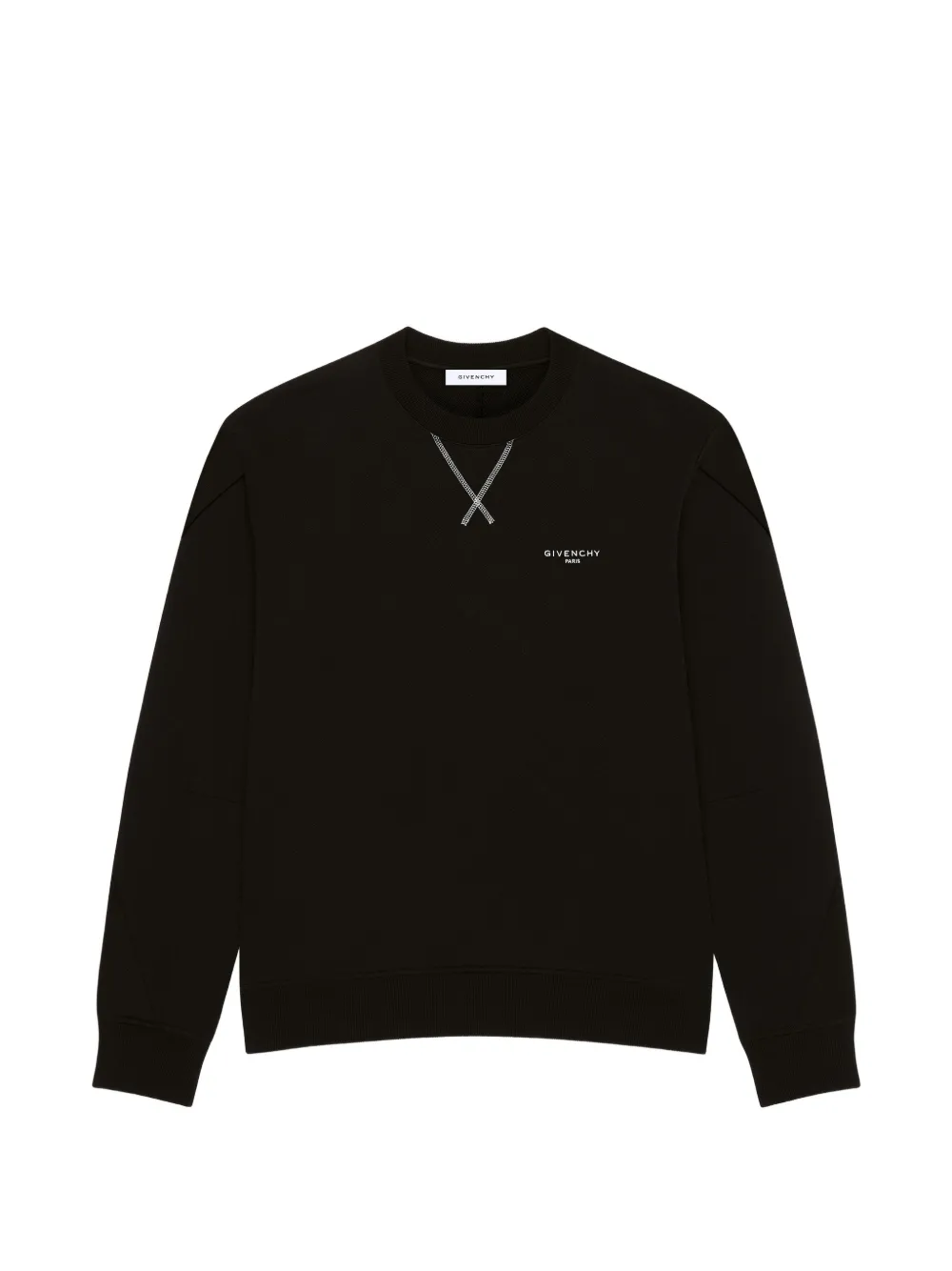 Givenchy couture seam sweatshirt in fleece with Givenchy Paris