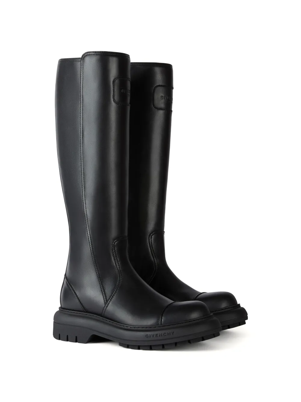Givenchy Cargo leren knielaarzen Zwart
